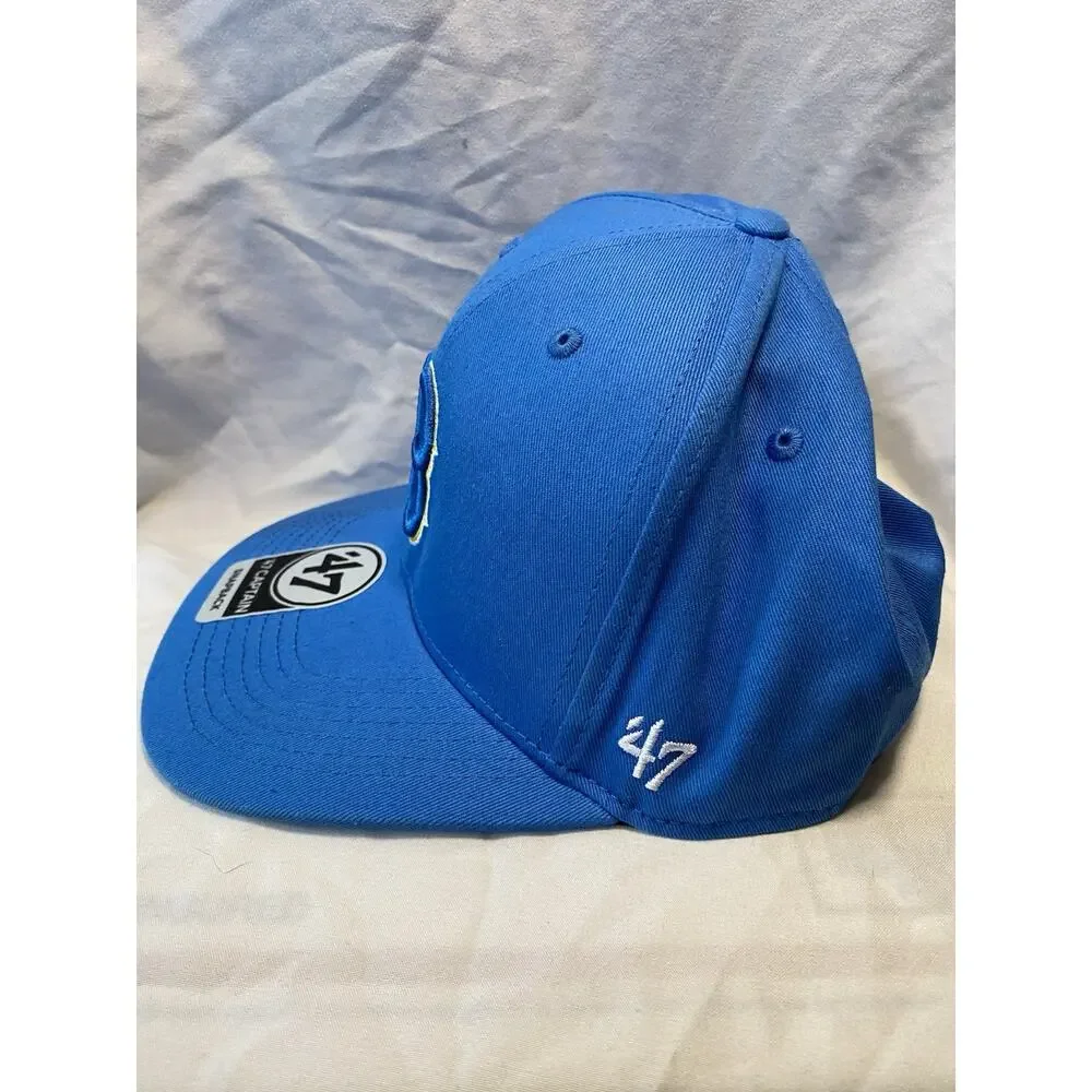 Boston Red Sox '47 Brand JetBlue Captain Snapback Baseball Cap Hat OSFM Blue